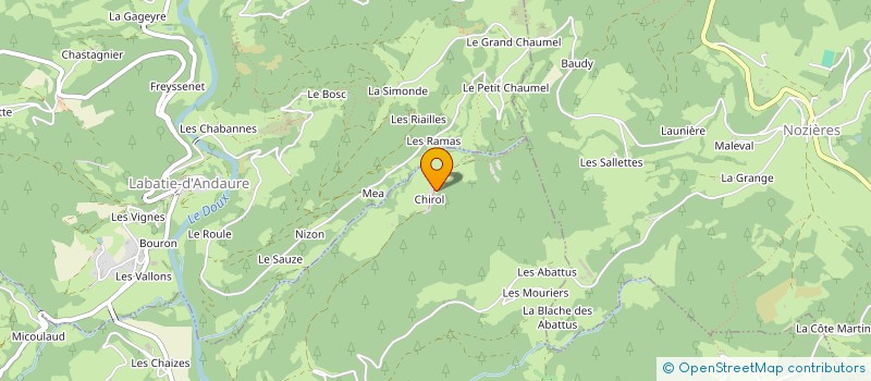 localisation de l'entreprise SCI YOUPI CHIROL  DESAIGNES