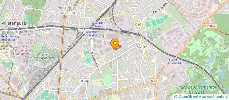 localisation de l'entreprise SCI YOUSAF IM à STAINS