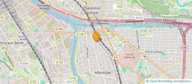 localisation de l'entreprise SCI YOUSFI à ALFORTVILLE