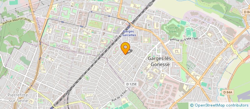 localisation de l'entreprise SCI YOUSUF  GARGES LES GONESSE