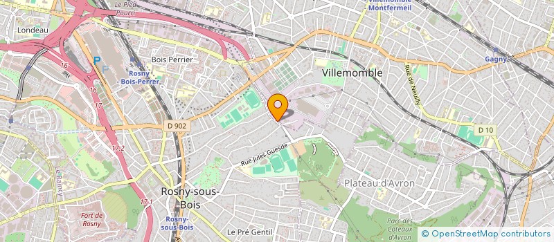 localisation de l'entreprise SCI YOUWAN à VILLEMOMBLE