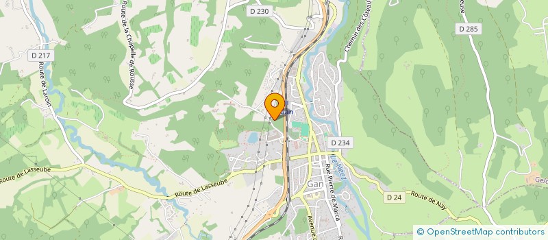 localisation de l'entreprise SCI YOYO  GAN