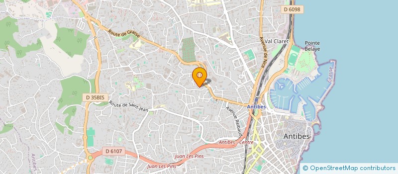 localisation de l'entreprise SCI YOYO à ANTIBES