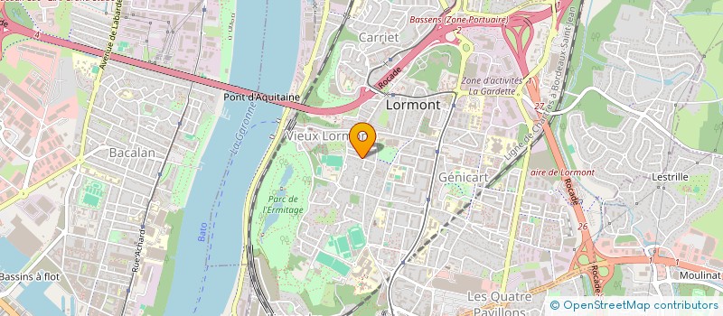 localisation de l'entreprise SCI YOZGAT  LORMONT