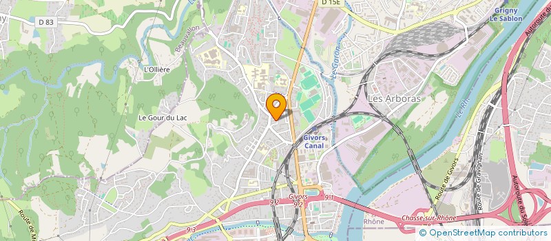 localisation de l'entreprise SCI YOZGAT LIM  GIVORS