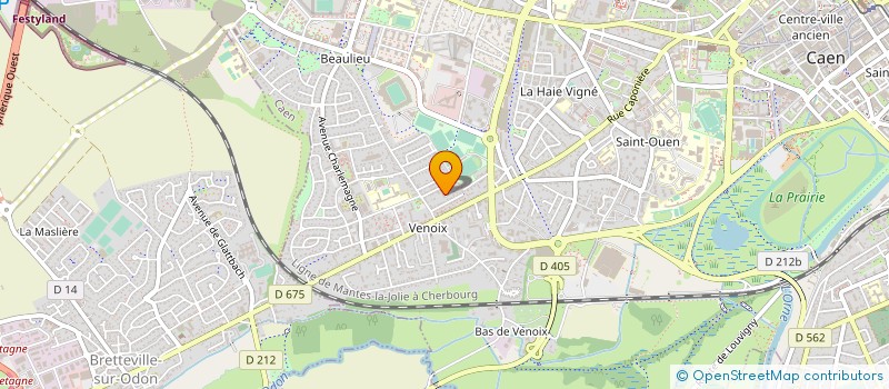 localisation de l'entreprise SCI YPAC à CAEN