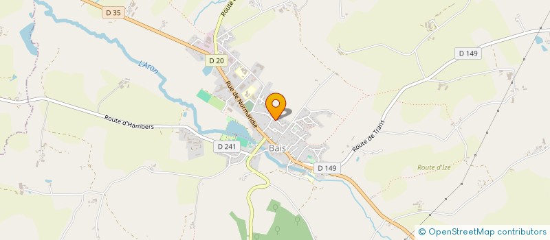 localisation de l'entreprise SCI YPHIPALU  BAIS