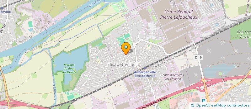 localisation de l'entreprise SCI YPRES  AUBERGENVILLE