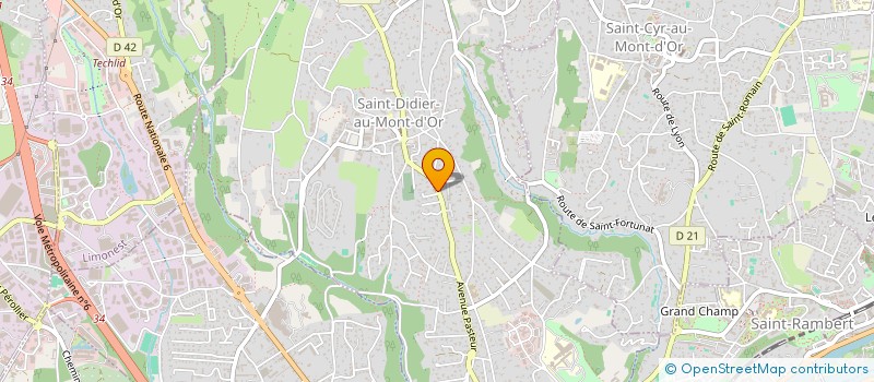 localisation de l'entreprise SCI YPRETTE  SAINT-DIDIER-AU-MONT-D'OR