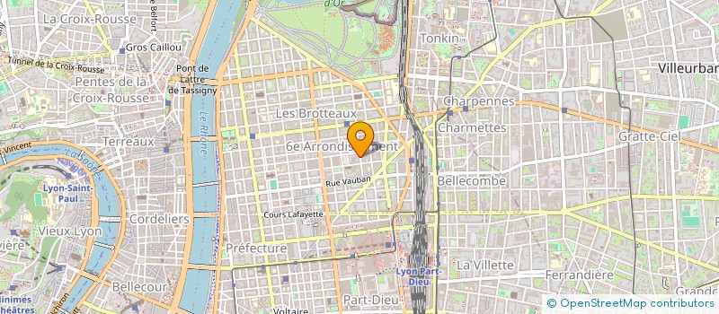 localisation de l'entreprise SCI YRABA  LYON