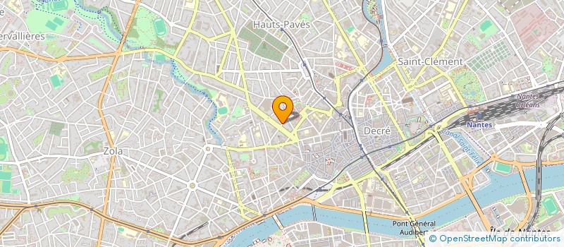 localisation de l'entreprise SCI YRBOS à NANTES