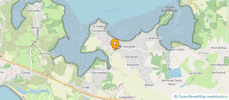 localisation de l'entreprise SCI YROL  SARZEAU