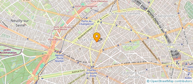 localisation de l'entreprise SCI YRP à LEVALLOIS-PERRET