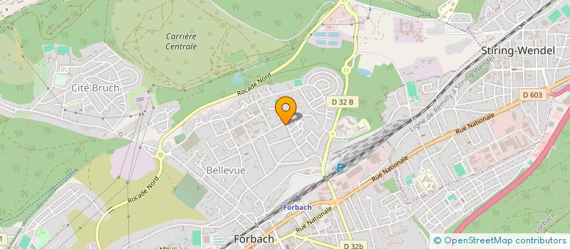 localisation de l'entreprise SCI YS LES JARDINS  FORBACH