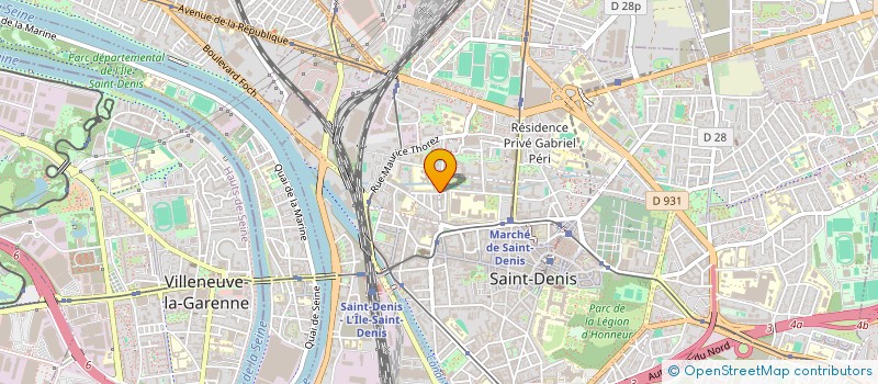 localisation de l'entreprise SCI YSA  SAINT-DENIS