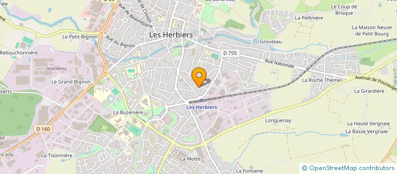localisation de l'entreprise SCI YSABELLE à LES HERBIERS