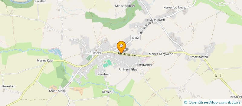 localisation de l'entreprise SCI YSAL IMMOBILIER  SPEZET