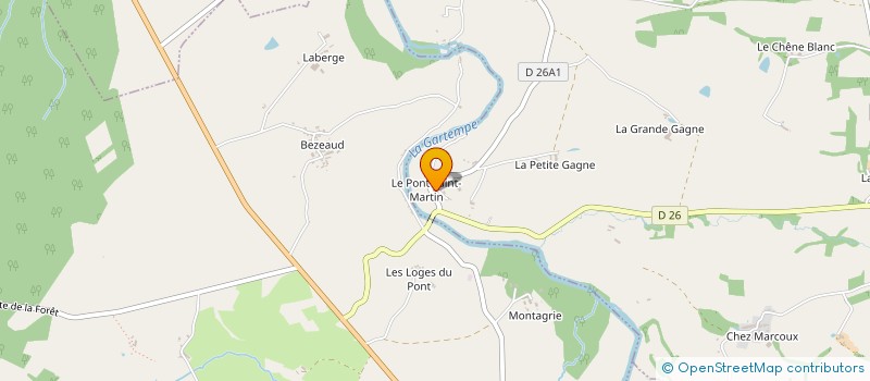 localisation de l'entreprise SCI YSAM à SAINT-SORNIN-LA-MARCHE