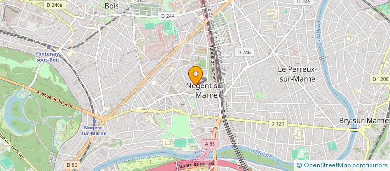 localisation de l'entreprise SCI YSAS  NOGENT-SUR-MARNE