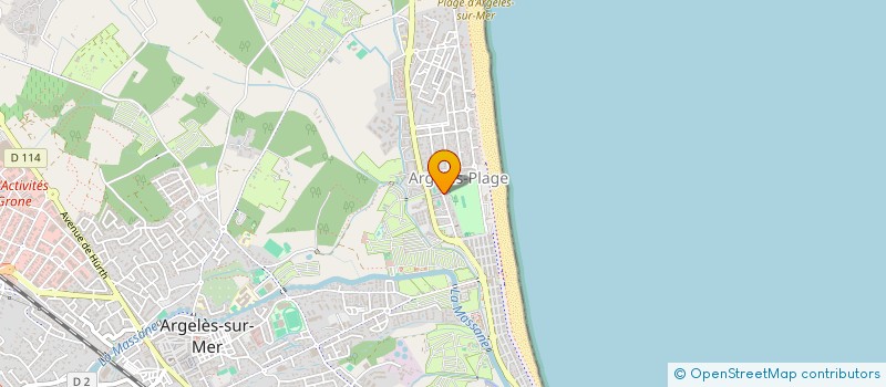 localisation de l'entreprise SCI YSATIS à ARGELES-SUR-MER