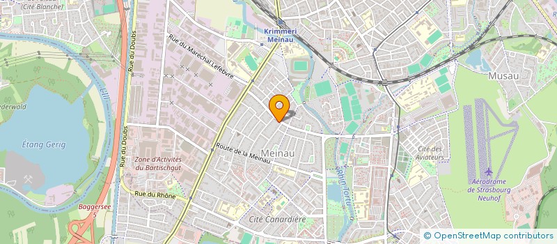 localisation de l'entreprise SCI YSATIS  STRASBOURG