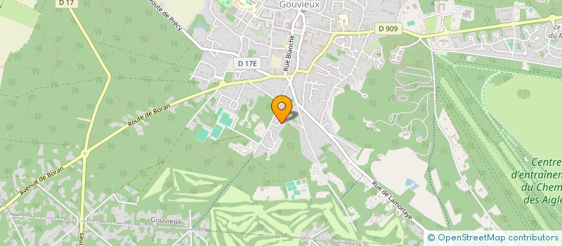 localisation de l'entreprise SCI YSAURE  GOUVIEUX