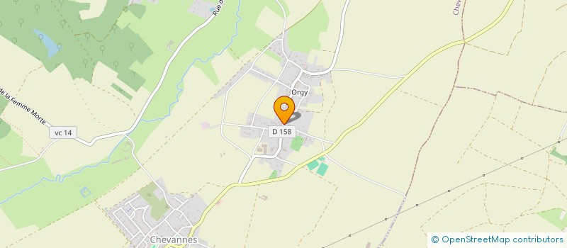 localisation de l'entreprise SCI YSAYMA à CHEVANNES