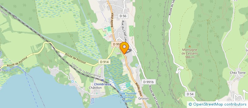 localisation de l'entreprise SCI YSCKLIFF  CHINDRIEUX