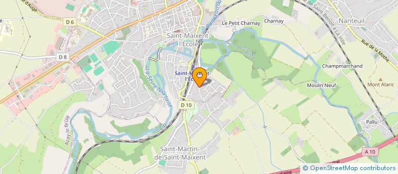 localisation de l'entreprise SCI YSEAA  AZAY-LE-BRULE