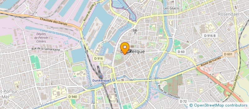 localisation de l'entreprise SCI YSER à DUNKERQUE