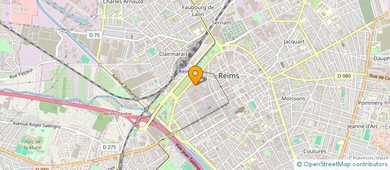 localisation de l'entreprise SCI YSI  REIMS