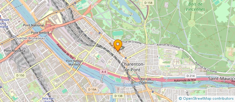 localisation de l'entreprise SCI YSI  CHARENTON-LE-PONT