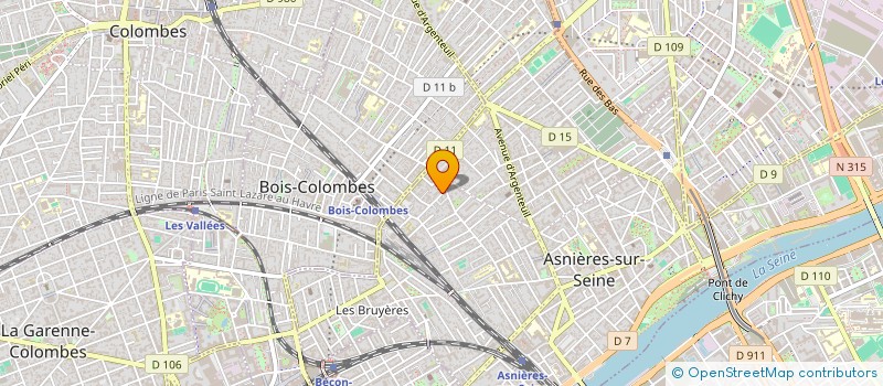 localisation de l'entreprise SCI YSK à ASNIERES-SUR-SEINE
