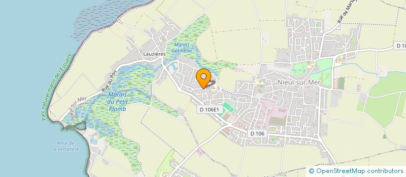 localisation de l'entreprise SCI YSNELIN  NIEUL-SUR-MER