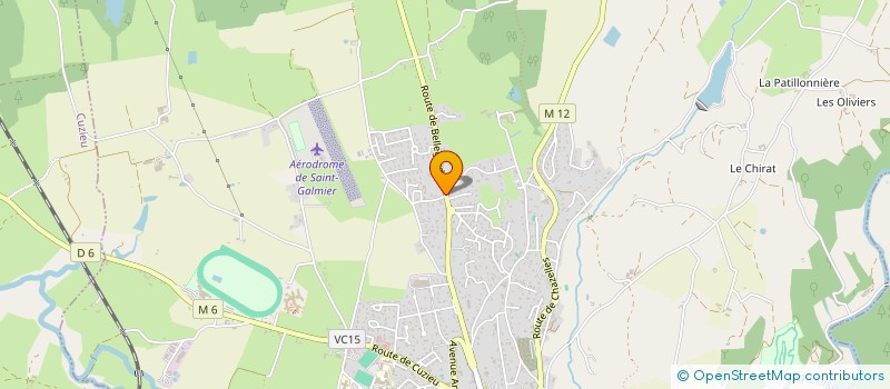 localisation de l'entreprise SCI YSSA  SAINT-GALMIER