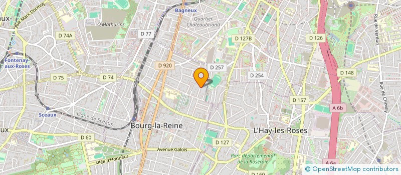 localisation de l'entreprise SCI YSTA à BOURG-LA-REINE