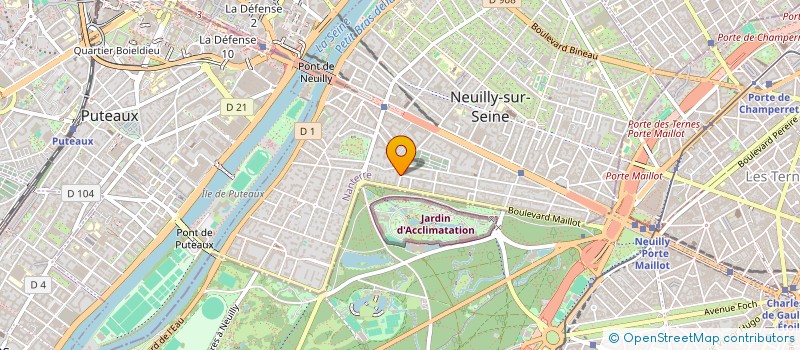 localisation de l'entreprise SCI YSTERNI PIQUET THALAMY à NEUILLY-SUR-SEINE
