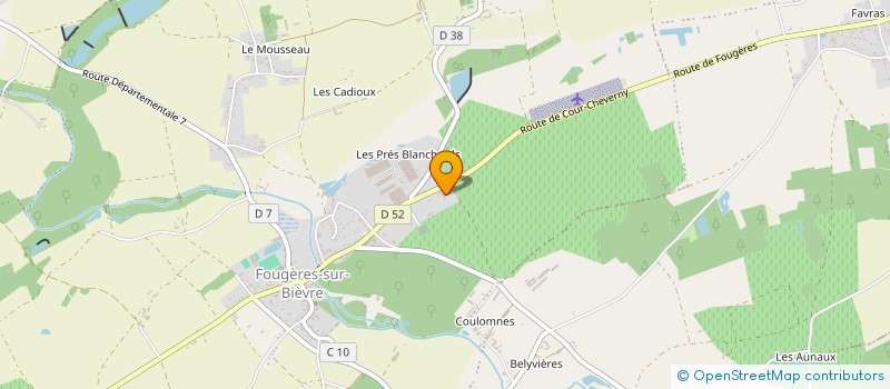 localisation de l'entreprise SCI YT  LE CONTROIS-EN-SOLOGNE