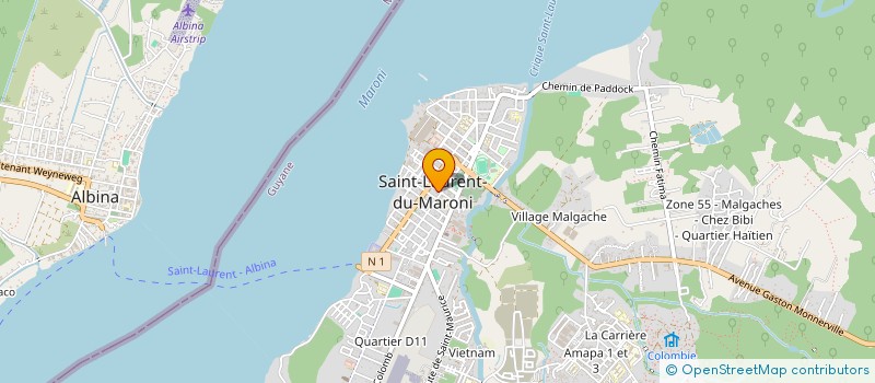 localisation de l'entreprise SCI YU à SAINT-LAURENT-DU-MARONI