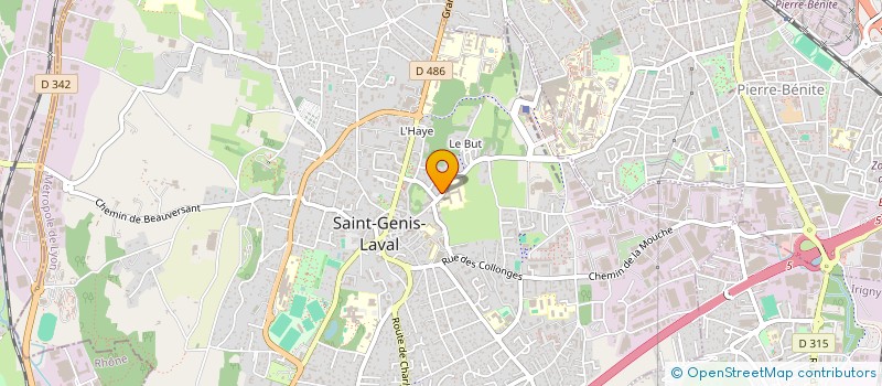 localisation de l'entreprise SCI YU LONG MEN  SAINT-GENIS-LAVAL