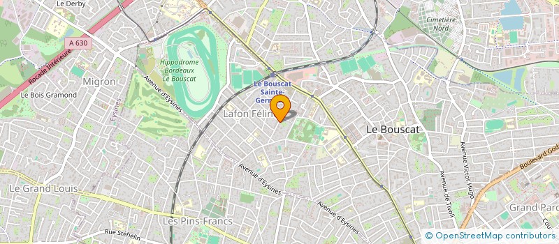 localisation de l'entreprise SCI YUCCAS  LE BOUSCAT