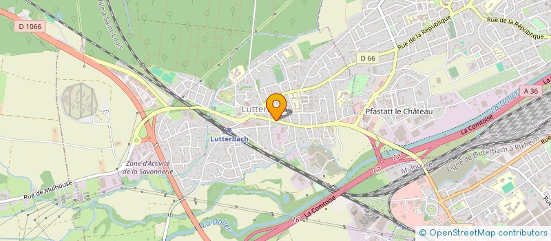 localisation de l'entreprise SCI YUK  LUTTERBACH