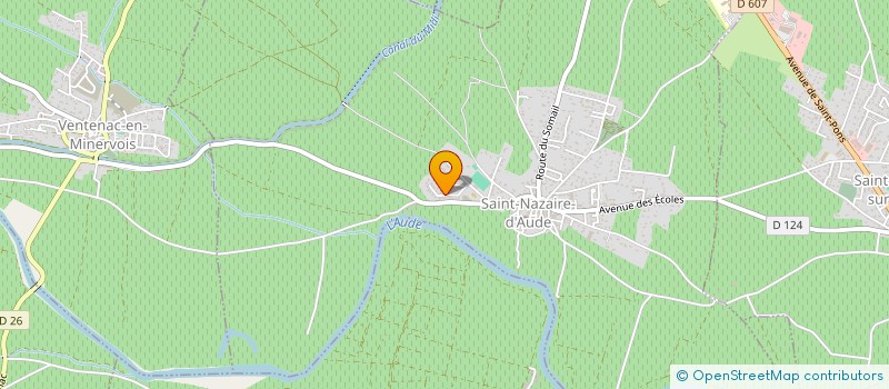 localisation de l'entreprise SCI YUKO  SAINT-NAZAIRE-D'AUDE