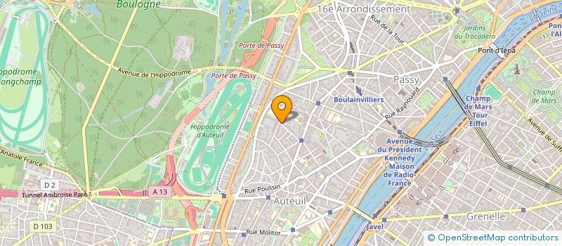 localisation de l'entreprise SCI YULYSSE  PARIS