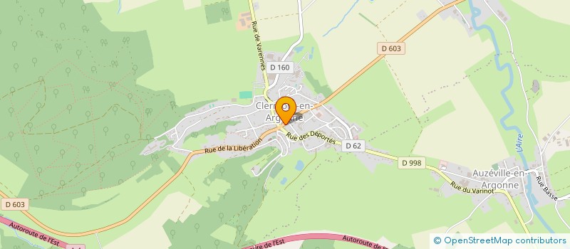 localisation de l'entreprise SCI YUNGBLUT à CLERMONT-EN-ARGONNE