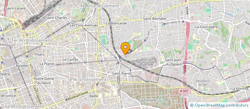 localisation de l'entreprise SCI YUSTE à MARSEILLE
