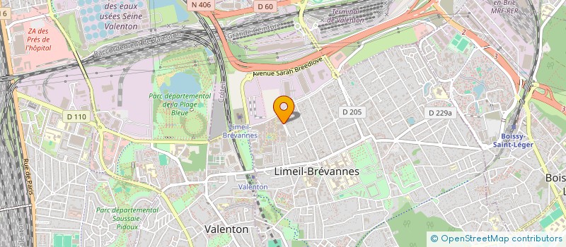 localisation de l'entreprise SCI YUVAM à LIMEIL-BREVANNES
