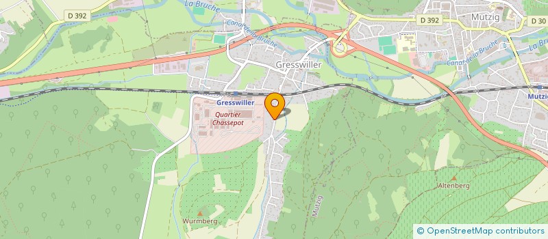 localisation de l'entreprise SCI YVAL  GRESSWILLER