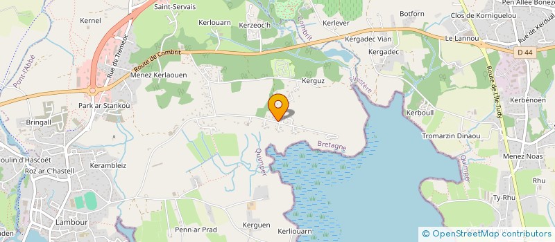 localisation de l'entreprise SCI YVAN  PONT-L'ABBE