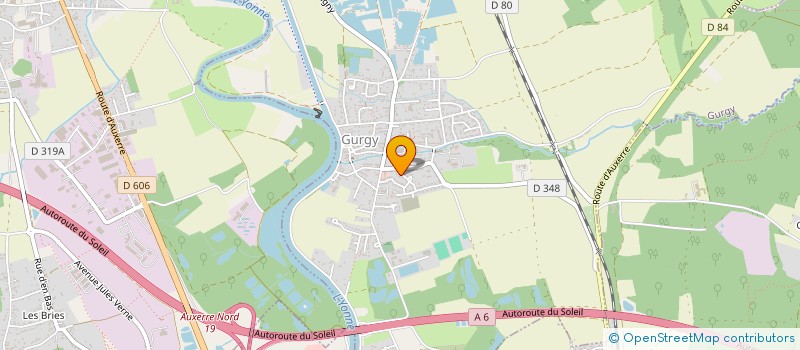 localisation de l'entreprise SCI YVAN  GURGY